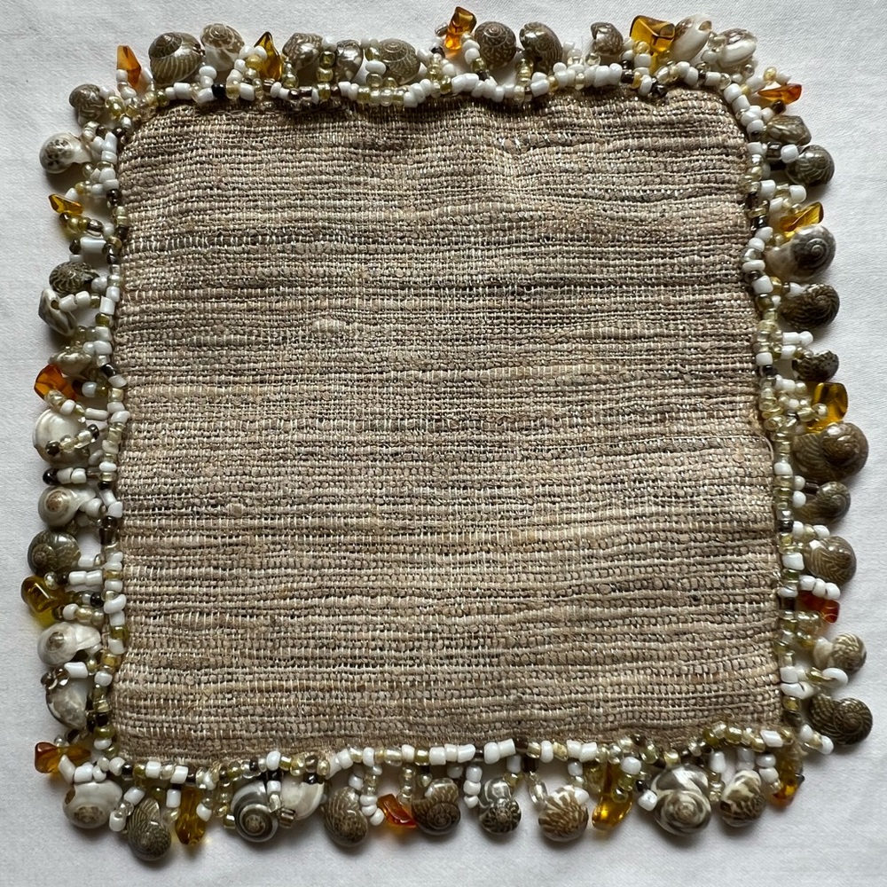 Beachy Coasters…🐚🐚🐚 Fun! Pristine Condition - 8 coasters